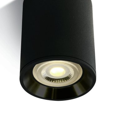 ONE Light Dark Light Cylinders - Deckenleuchte - Ø 7 x 10 cm - schwarz