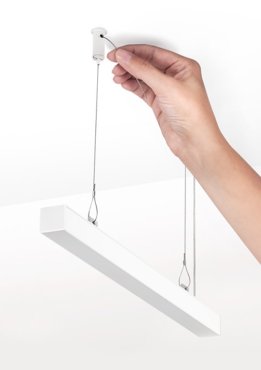 KLUS RG-1 - Montageset inklusive Kabel 100cm - weiß