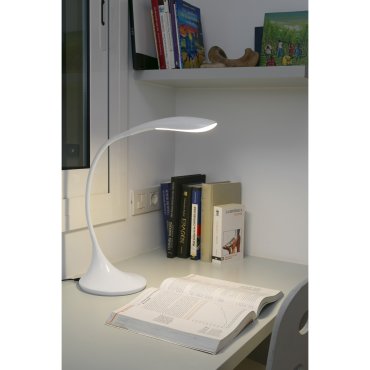 Faro Otto - Schreibtischleuchte - 32 x 17,5 x 42 cm - 6W dimmbare LED inkl. - matt weiß