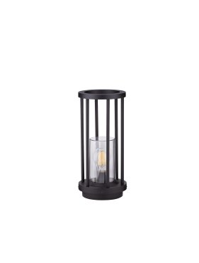 Nova Luce Elysium - Gartenpfosten - Ø 16 x 35 cm - IP65 - dunkel anthrazit
