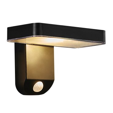 Nordlux Rica Square Solar - außenwandleuchte mit Solarantrieb - 18 x 12 x 12,8 cm - 5W LED inkl. - IP44 - schwarz