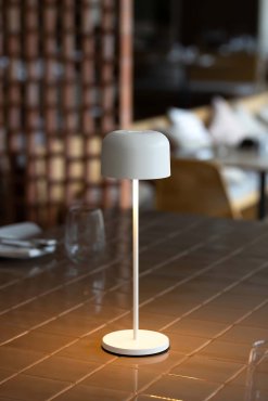 Faro Mavis – tragbare lampe – Ø 7,5 x 20 cm – 2W LED inkl. – IP54 – matt weiß