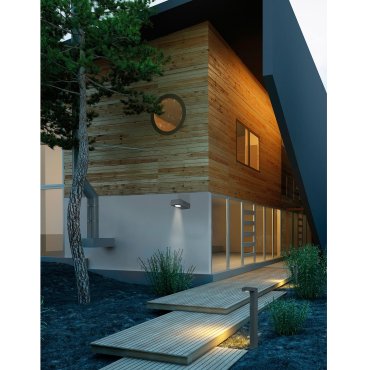 Nova Luce Apollo - Gartenleuchte - 80 cm - 6W LED inkl. - IP54 - dunkelgrau
