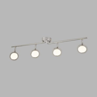 Searchlight Languna - Aufbaustrahler 4L - 78 x 9 x 17 cm - 4 x 5W dimmbare LED inkl - Chrom