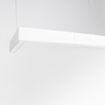 Nova Luce Dido - lineares Lichtprofil - 34,5 x 3,8 x 7 cm - 20W LED inkl. - weiß - weiße Lichtfarbe