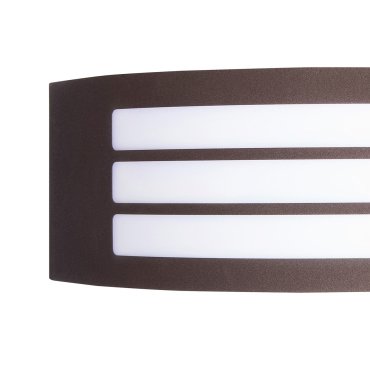 Nova Luce Zenith - Außenwandleuchte - 30,5 x 9 x 10,5 cm - IP44 - antikbraun