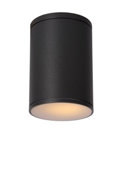 Lucide Tubix - Aufbaustrahler - Ø 10,8 x 15,3 cm - IP54 - schwarz
