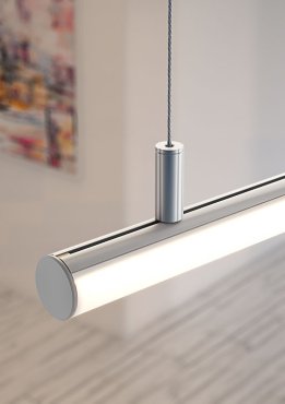 KLUS JAZ - Profil - Ø 3 cm - silber eloxiert
