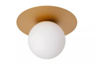 Lucide Tricia - Deckenleuchte - Ø 25 x 17,5 cm - gold