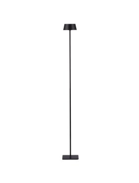 Nova Luce Persea - tragbare Stehleuchte - Ø 11,5 x 115 cm - 2W dimmbare LED inkl. -  IP54 - dunkel anthrazit