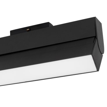 Nova Luce Rieti - Leuchte für Magnetprofilsystem - 27,4 x 3,4 x 11,6 cm - 15W LED inkl. - schwarz - warmweiße Lichtfarbe