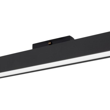 Nova Luce Rieti - Leuchte für Magnetprofilsystem - 40,2 x 3,5 x 5,1 cm - 22W LED inkl. - schwarz - Lichtfarbe warmweiß