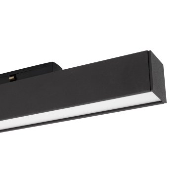 Nova Luce Rieti - Leuchte für Magnetprofilsystem - 26,9 x 3,5 x 5,1 cm - inkl. 15W LED - schwarz - Lichtfarbe warmweiß