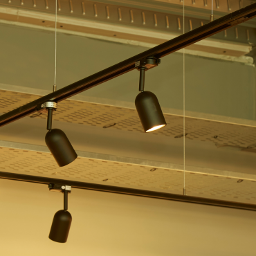 Projectlight 1-Phasen-Schiene - 2 Meter - schwarz