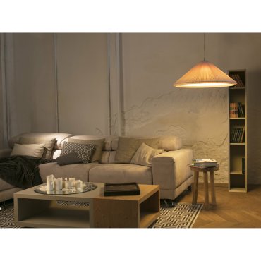 Faro Saigon-in - Hängeleuchte - Ø 70 x 27,5 cm - weiß elfenbein