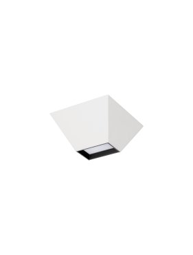 Nova Luce Utopia - Deckenleuchte - 15 x 6,5 x 15 cm - 9W LED inkl. - Sand Weiß
