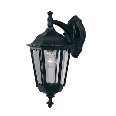 Searchlight Bel Aire - Außenwandleuchte - 25 x 44 cm - IP44 - schwarz