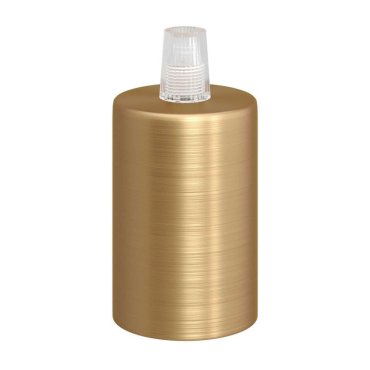 Creative Cables - E27 Fassung mit konischem Kunststoffkabelhalter - Ø 4,2 x 6,2 cm - gold