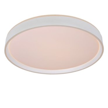 Lucide Nuria - Deckenleuchte - Ø 50 x 7,5 cm - 36W LED inkl. - 3 Stufen dimmbar - weiß