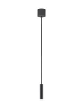 Nova Luce Doc - Hängeleuchte - Ø 3 x 120 cm - 5W LED inkl. - schwarz