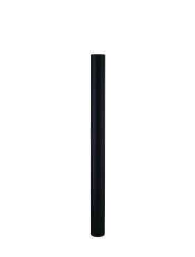 Nova Luce Virtus - Gartenpfosten - Ø 12 x 155 cm - IP65 - dunkel anthrazit