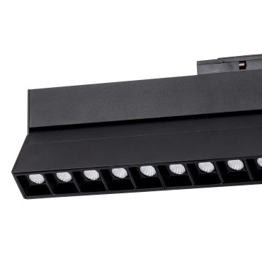 Nova Luce Este - Magnetprofil - 40,7 x 3,4 x 11,6 cm - 22W LED inkl. - schwarz - warmweiße Lichtfarbe