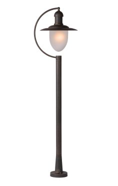 Lucide Aruba - Gartenleuchte - 25 x 28,5 x 110 cm - IP44 - rostbraun