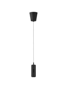 Nova Luce Holm - Hängelampe - Ø 13 x 300 cm - 12W dimmbar LED inkl. - schwarz