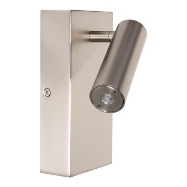 Projectlight Victoria - Wandleuchte - 7,5 x 17 x 15,6 cm - Nickel satiniert