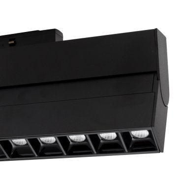 Nova Luce Este - Leuchte für Magnetprofilsystem - 27,4 x 3,4 x 11,6 cm - 15W LED inkl. - schwarz - warmweiße Lichtfarbe