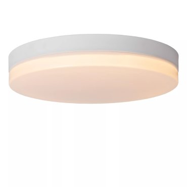 Lucide Biskit - Deckenleuchte mit Bewegungssensor - Ø 40 x 7,5 cm - 36W LED inkl. - IP44 - weiß