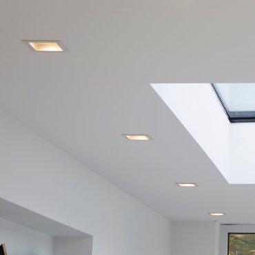 Projectlight Tobbe - Einbaustrahler - 90 x 90 x 120 mm - 80 x 80 mm Einbaumaß - weiß