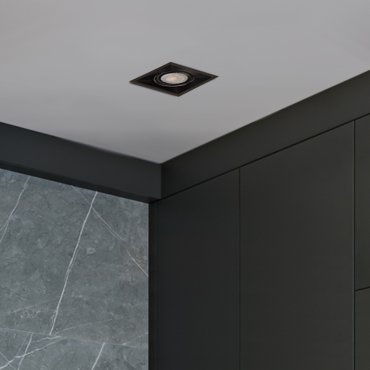 Projectlight Tobbe - Einbaustrahler - 90 x 90 x 120 mm - 80 x 80 mm Einbaumaß - schwarz