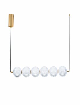 Nova Luce Klelia - Hängelampe - 85 x 120 x 15 cm - 34W dimmbar LED inkl. - messing gold