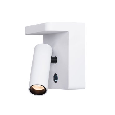 Maxlight Lofer - Wandleuchte mit Schalter - 9 x 7 x 11 cm - 7W LED inkl. - weiß