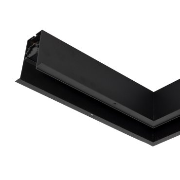 Nova Luce Q-Connector für magnetisches Einbauprofil - 30 x 30 x 7,5 cm - schwarz