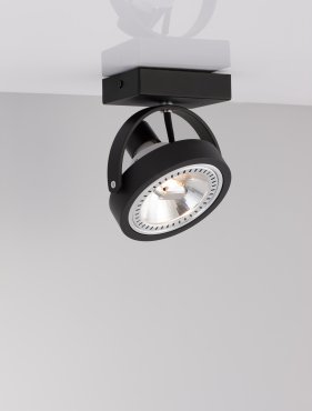 Nova Luce Thomas - Aufbaustrahler - 6 x 19 x 14,5 cm - schwarz