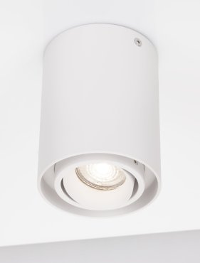Nova Luce Ulty - Aufbaustrahler - Ø 9,6 x 12,5 cm - weiß