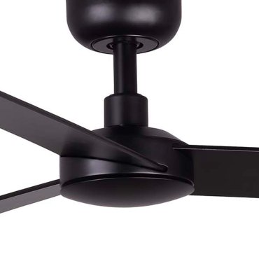 Faro Rudder S - Deckenventilator - Ø 106 cm - matt schwarz und walnuss