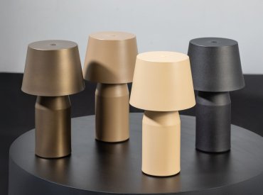 ETH Aron - tischlampe - Ø 14 x 26,9 cm - taupe