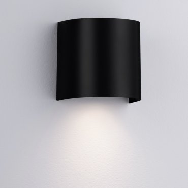 Nova Luce York - Außenwandleuchte - 11 x 11 x 8,5 cm - IP65 - Sand schwarz