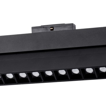 Nova Luce Este - Leuchte für Magnetprofilsystem - 40,7 x 3,4 x 11,6 cm - 22W LED inkl. - schwarz - weiße Lichtfarbe