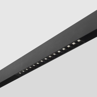 Nova Luce Este - Leuchte für Magnetprofilsystem - 40,2 x 3,5 x 5,1 cm - 22W LED inkl. - schwarz - weiße Lichtfarbe