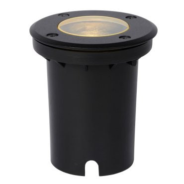 Lucide Biltin - Bodenspot für den Außenbereich - Ø 108 mm, Ø 104 mm Einbaumaß - IP67 - schwarz