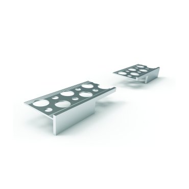 ONE Light Trimless-Einbauprofile - 2,4 x 2 cm - 200 cm Länge - Aluminium