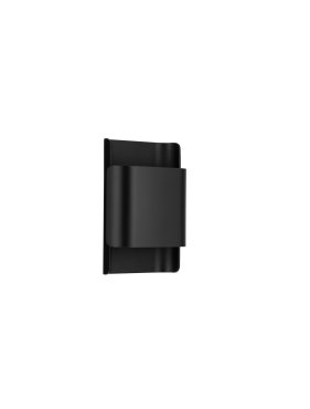 Nova Luce Polly - Außenwandleuchte - 13 x 18 x 5,5 cm - 10W LED inkl. - IP54 - Sand schwarz