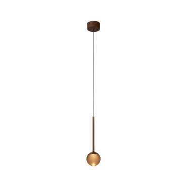 Lucide Calina - Pendelleuchte - Ø 9,9 x 169,7 cm - LED dimmbar 7W inklusive - Lichtfarbe einstellbar - Kaffee