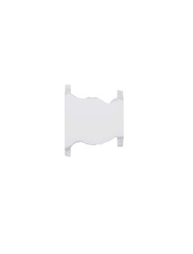 Nova Luce Alas - wandleuchte - 15 x 18,5 x 6 cm - 6W LED inkl. - weiß