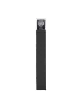 Nova Luce Selena - Gartenpfosten - 8,5 x 65 x 8,5 cm - IP65 - dunkel anthrazit