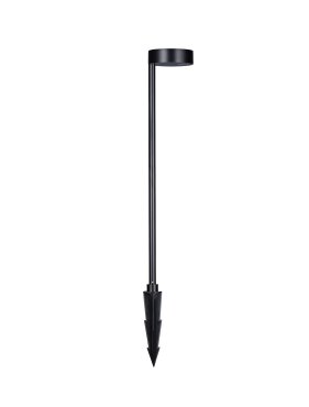 Nova Luce Dyol - Gartenpfosten - Ø 12 x 63 cm - 7W LED inkl. - IP65 - Sand schwarz